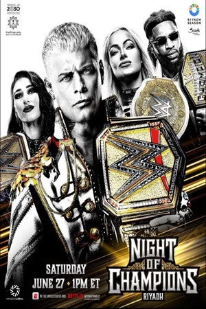 WWE Night of Champions 2026 Hindi - English Audio HD Poster Download - Filmyzilla